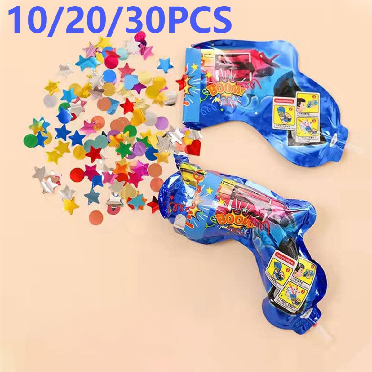 Confetti Cannon Tube - 10/20/30 Pcs Fireworks Inflatable Confetti Gun