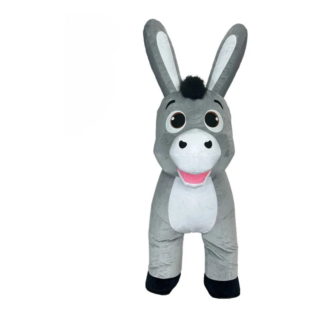 Event & Party Supply - Inflatable Grey Donkey Mascot Costume Accessory
