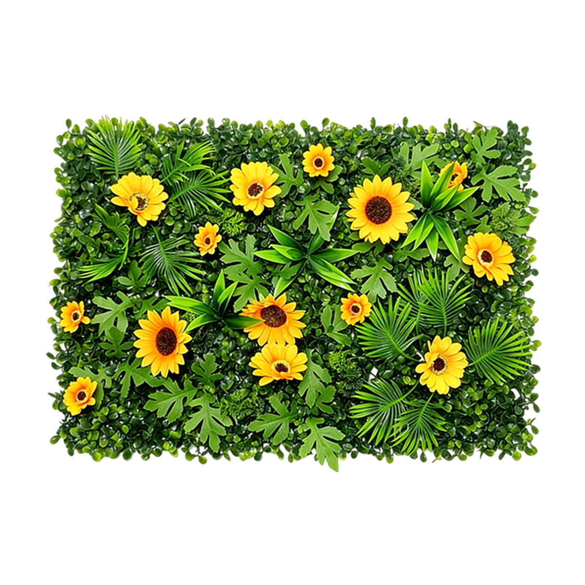 Flower Wall Panel - Faux Flower Wall Panel 40x60cm Artificial