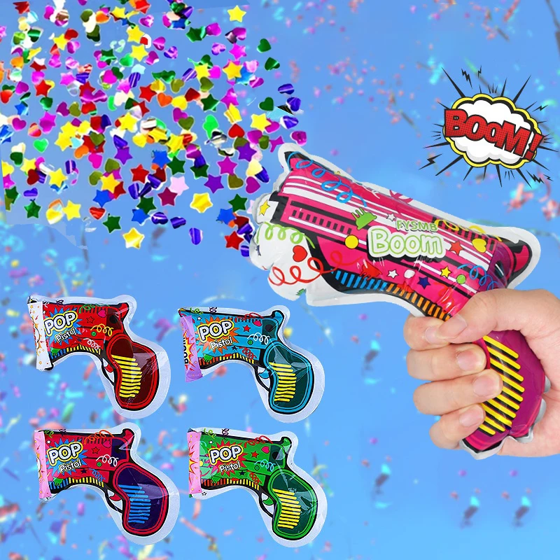 Confetti Cannon Tube - 10pcs Party Inflatable Balloon Handheld Confetti