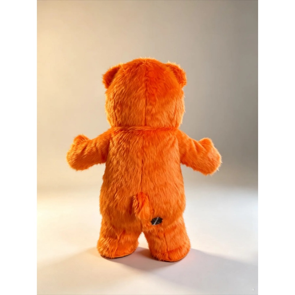 Inflatable Orange Bear Mascot  - Event Party recension och pris
