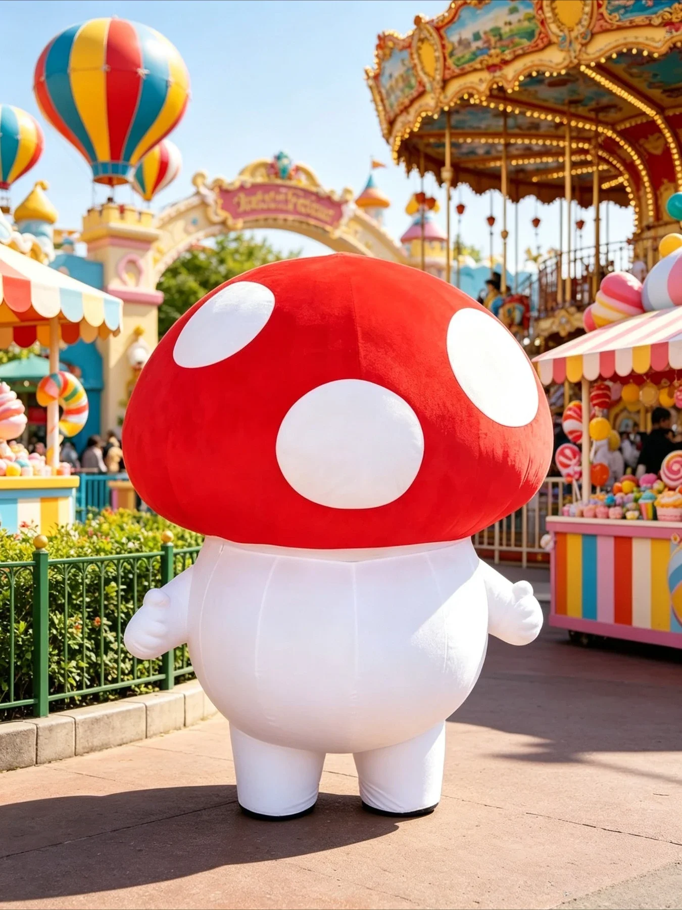 Inflatable Mushroom Mascot Cos - Event Party recension och pris