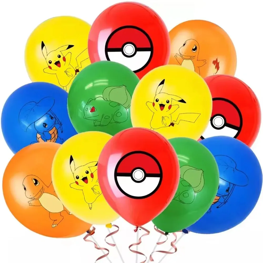 10Pcs Pokémon Printed Latex Ba - Supply Event recension och pris