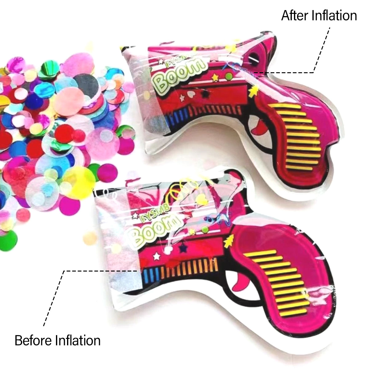 10/20/30 Pcs Fireworks Inflata - Confetti Cannon Tube recension och pris