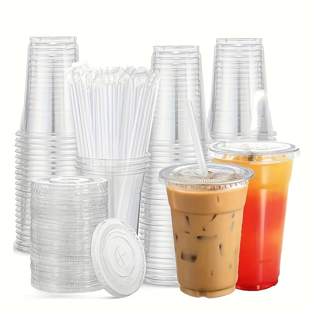 Transparent plastic cup with f - Event Party recension och pris