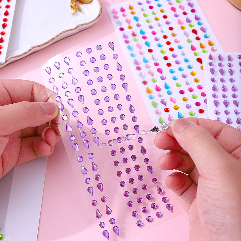 Hot Selling Teardrop Face Gems - Event Party recension och pris