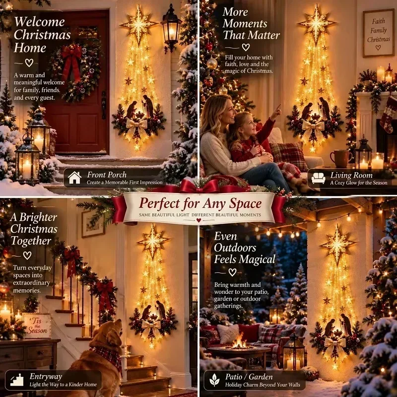 Christmas Bethlehem Star of Fa - Neon Sign Party recension och pris
