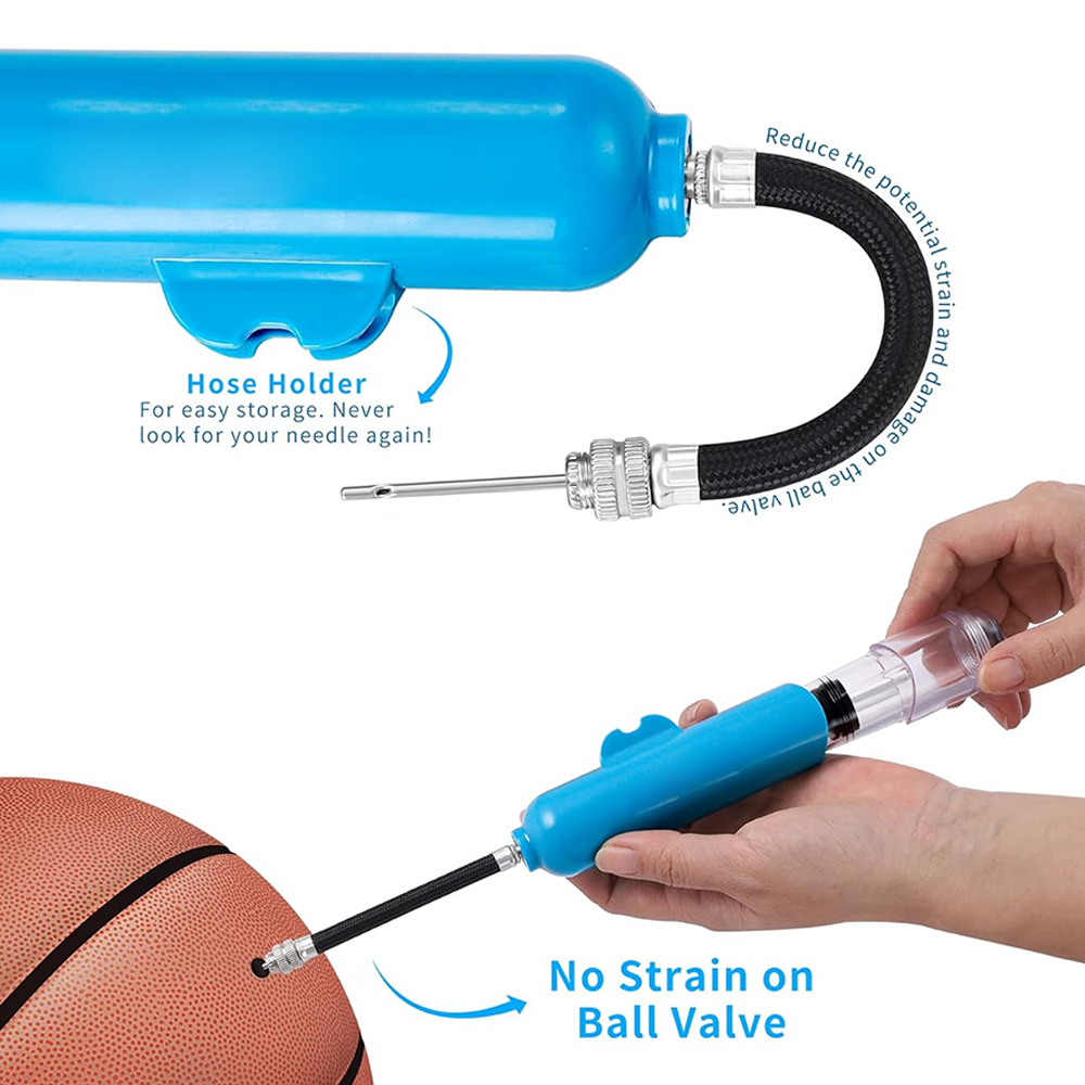 Portable Air Pump Sports Ball  - Balloon Pump Hand recension och pris