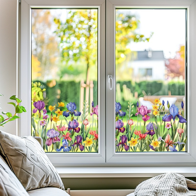 Colorful Beautiful Iris Flower - Flower Wall Panel recension och pris