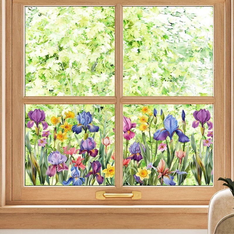 Colorful Beautiful Iris Flower - Flower Wall Panel recension och pris