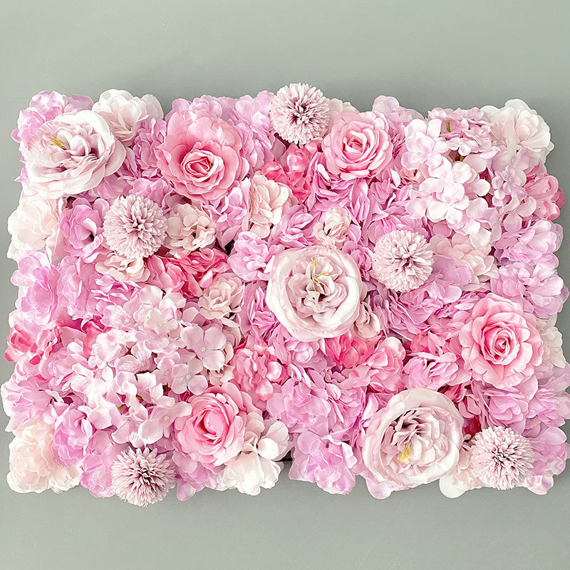 Purple Pink Aritificial Flower - Flower Wall Panel recension och pris