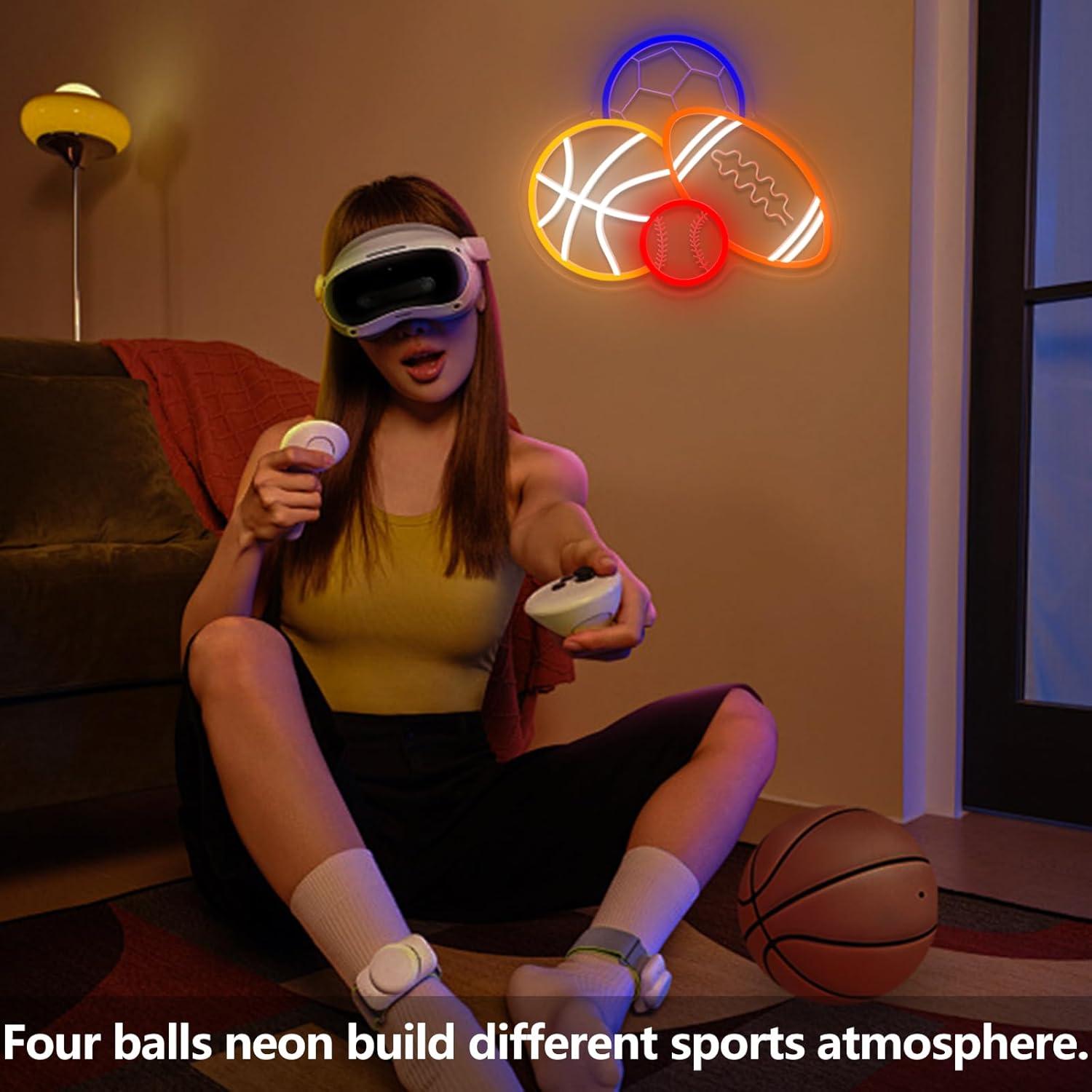 Balls Combination Neon Sign Sp - Neon Sign Party recension och pris