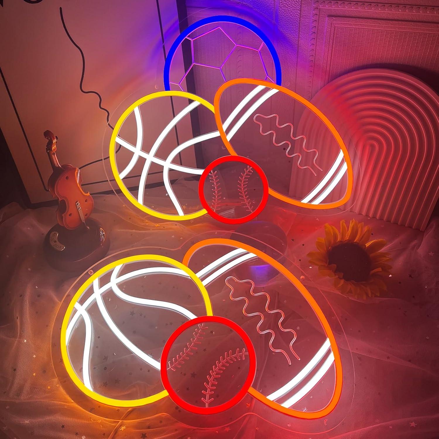 Balls Combination Neon Sign Sp - Neon Sign Party recension och pris