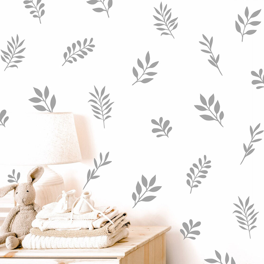41Pcs Botanical Leaf Wall Stic - Flower Wall Panel recension och pris
