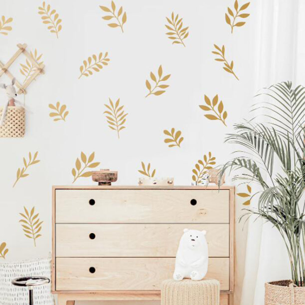 41Pcs Botanical Leaf Wall Stic - Flower Wall Panel recension och pris