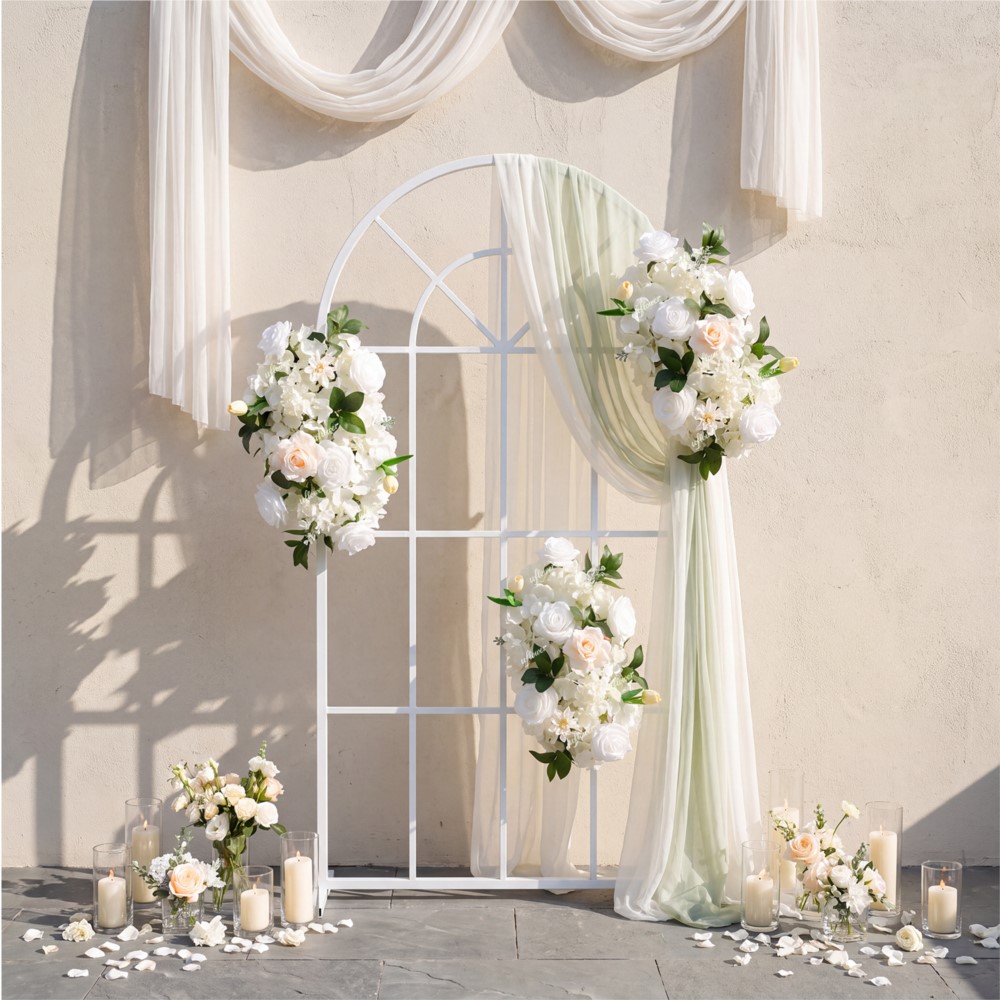 Uflower Rose Greenery Flower R - Flower Wall Panel recension och pris