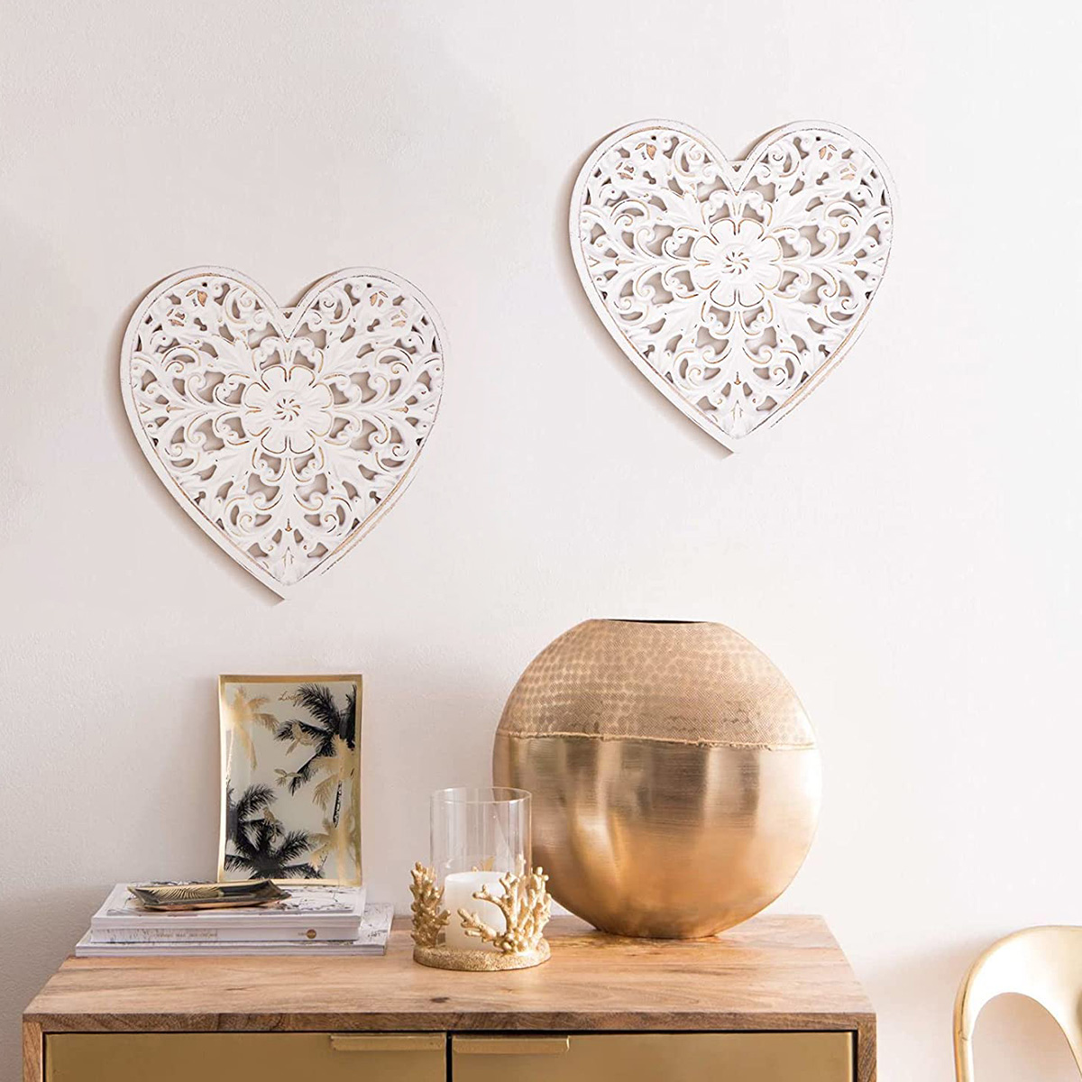 Wooden Wall Decor Floral Hollo - Flower Wall Panel recension och pris