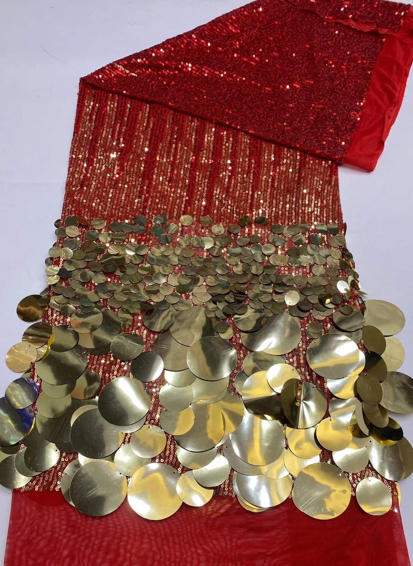 5 Yards Sequins Tulle Lace Afr - Glitter Tablecloth recension och pris
