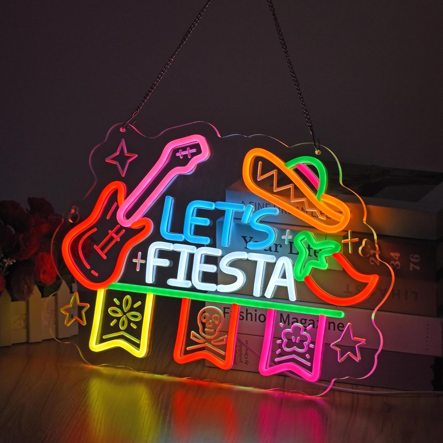 Let's Fiesta Neon Sign, Neon L - Neon Sign Party recension och pris