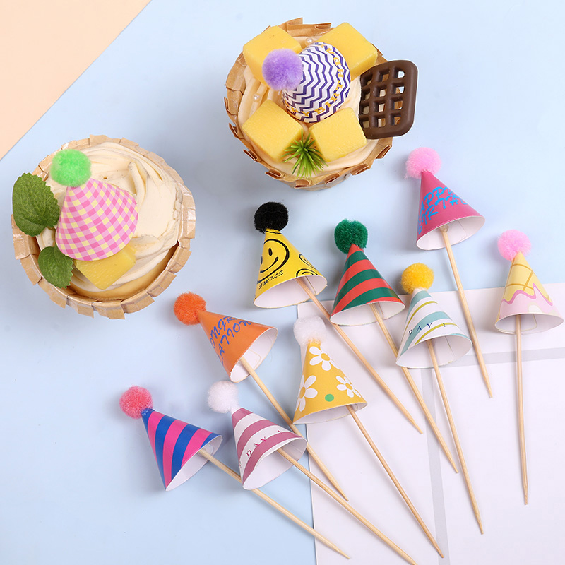 30Pcs Mini Party Hats Cake Top - Party Hat Cone recension och pris