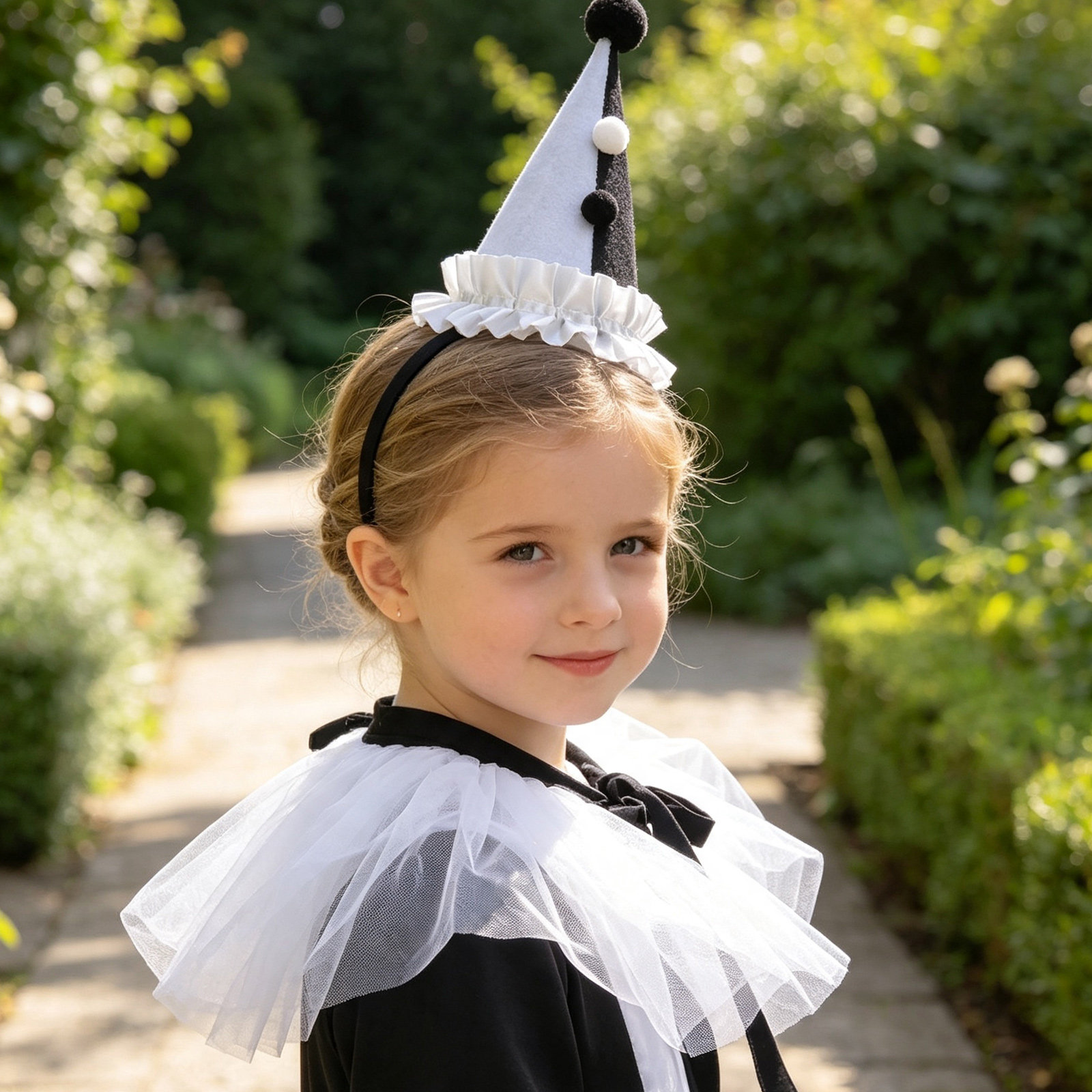 1Set Clown Dress Up Set Cone H - Party Hat Cone recension och pris