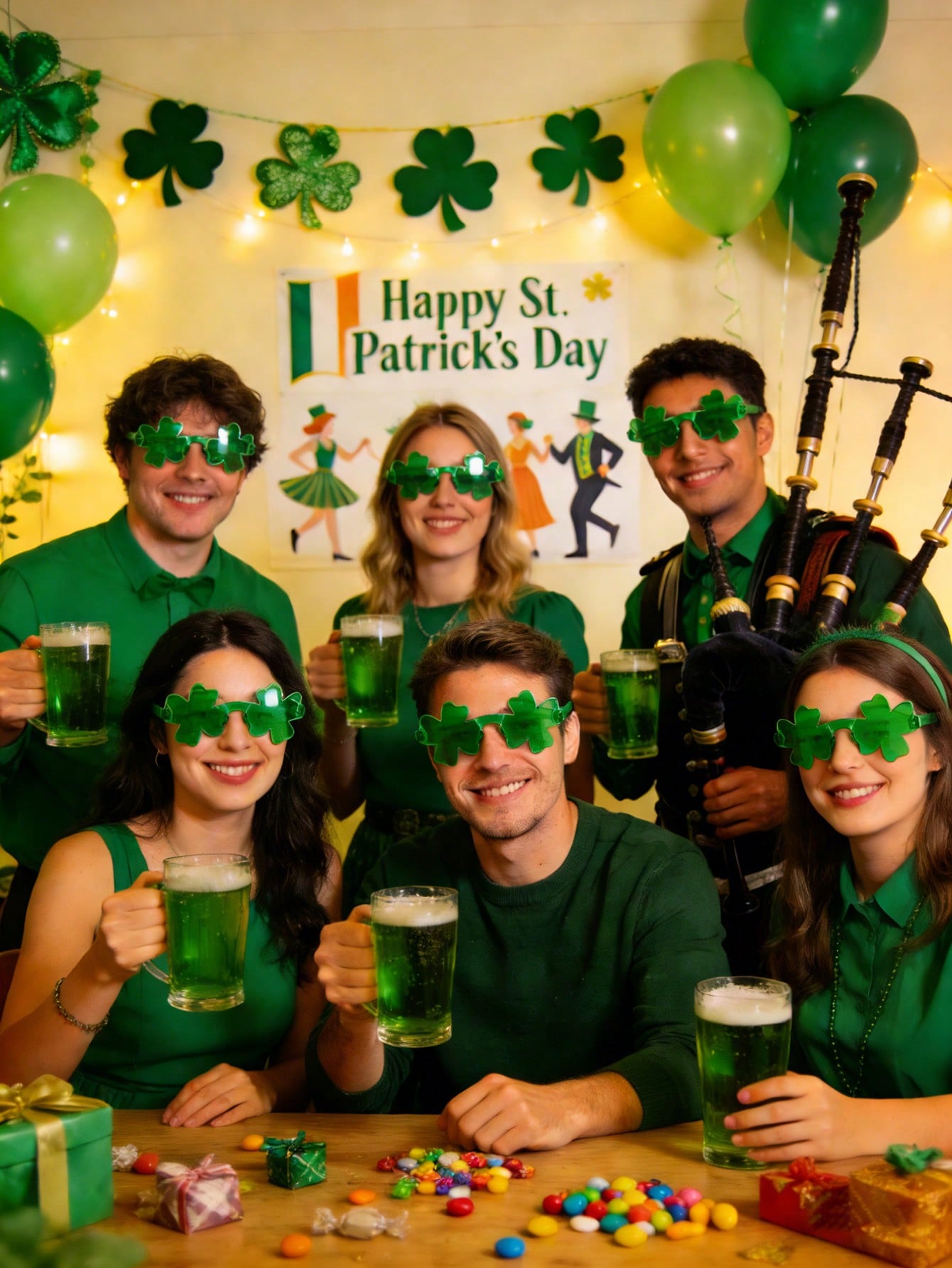 12/6/1 Pair St. Patrick's Day  - Event Party recension och pris