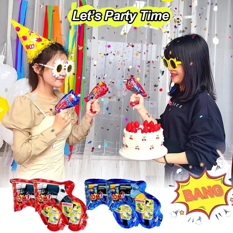 10pcs Party Inflatable Balloon - Confetti Cannon Tube recension och pris