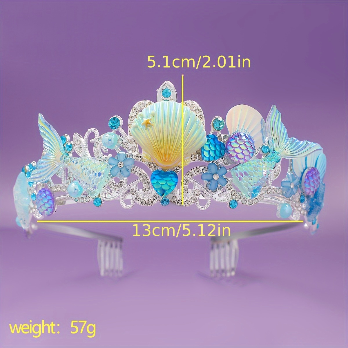 2025 New Mermaid Hair Comb Cro - Supply Event recension och pris